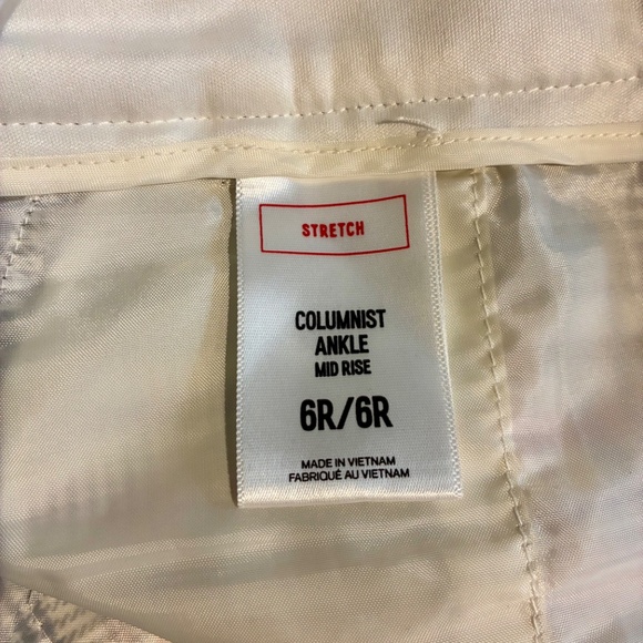 Express Columnist Ankle MidRise Pants, 6R - Picture 3 of 3